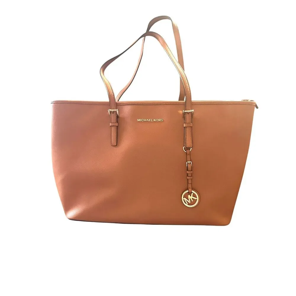 MICHAEL‎ KORS Quinn Shoulder Tote Bag Camel